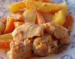 Fırında Kremalı Tavuk