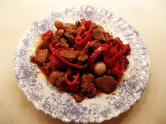 Kırmızı Biberli Et Sote