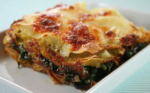 ıspanaklı Lazanya