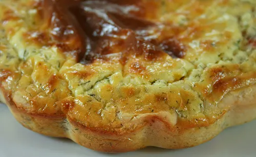 Pizza Hamurundan Krem Peynirli Kiş