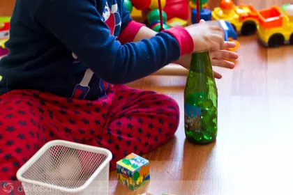 Soda Şişesinde Bilya
